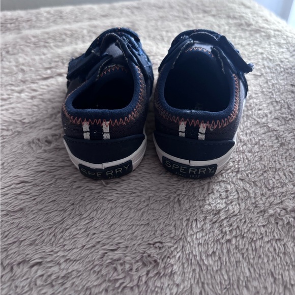Sperry Baby Infant Slip-on Shoes - Navy and White - Picture 4 of 5